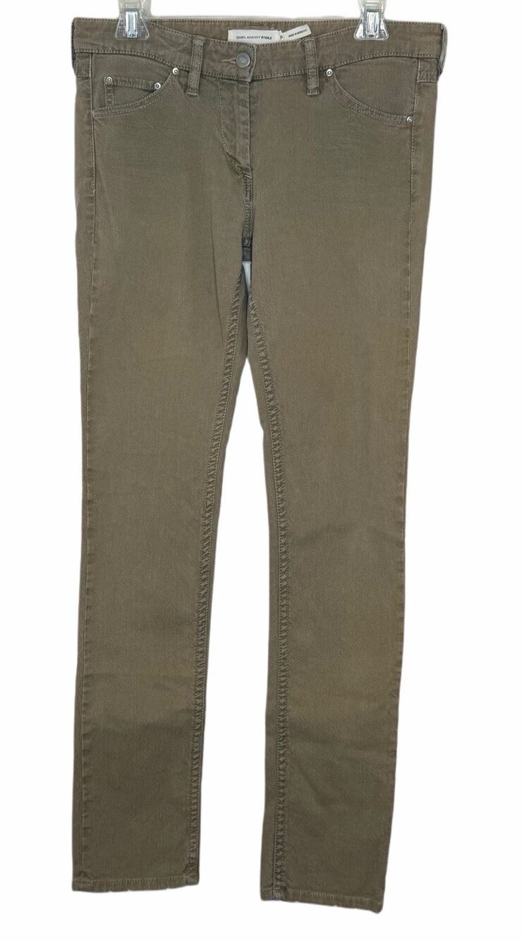 Isabel Marant Etoile Denim Tan Beige Women’s Skinny Jeans Eu Size 40